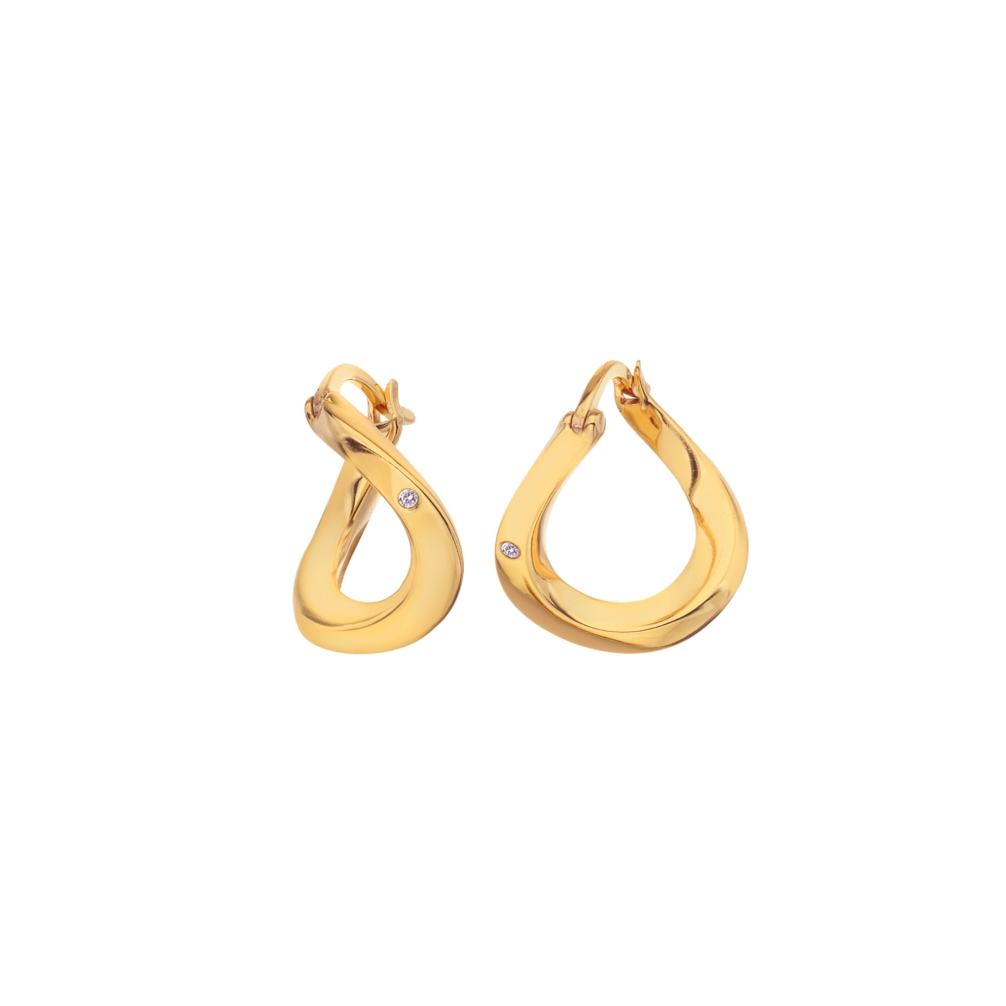 Hot Diamonds x Jac Jossa Soul Twist Earrings