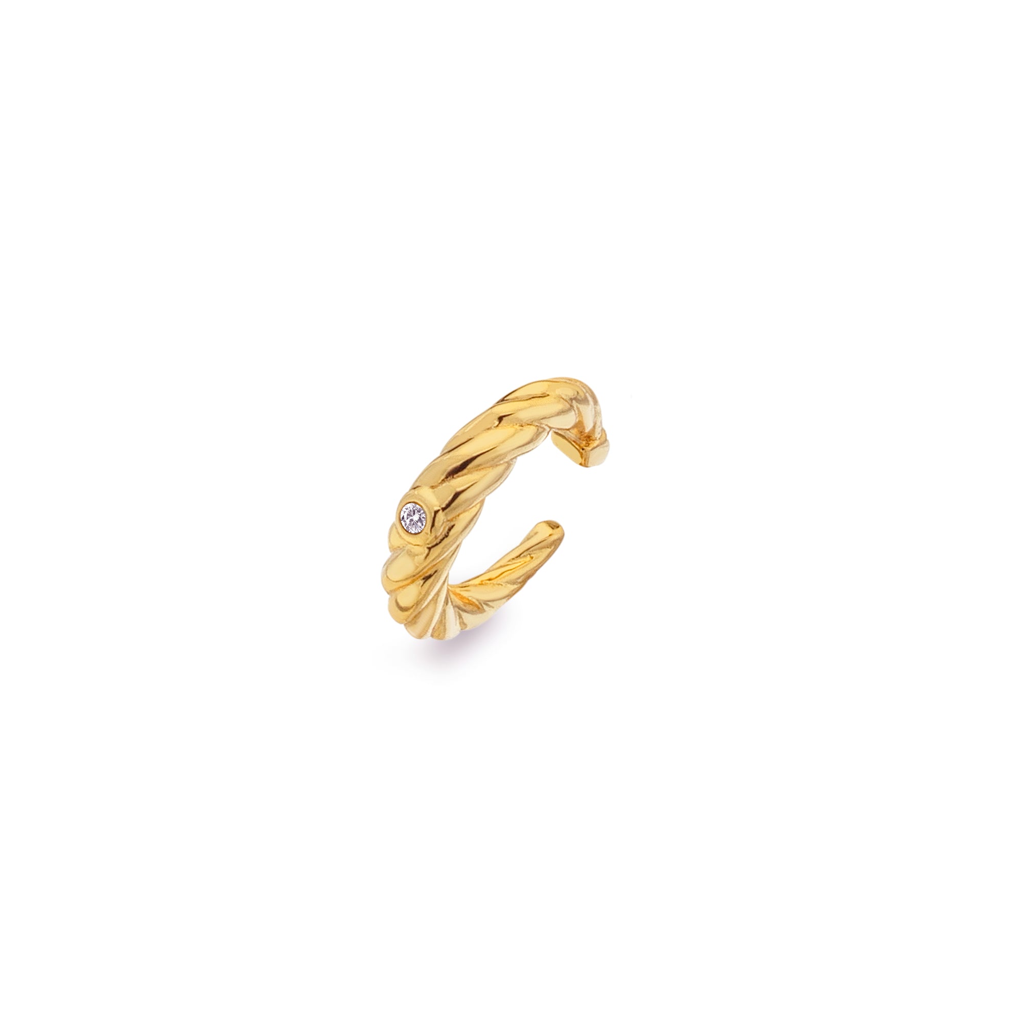 Hot Diamonds x Jac Jossa Entwine Ear Cuff