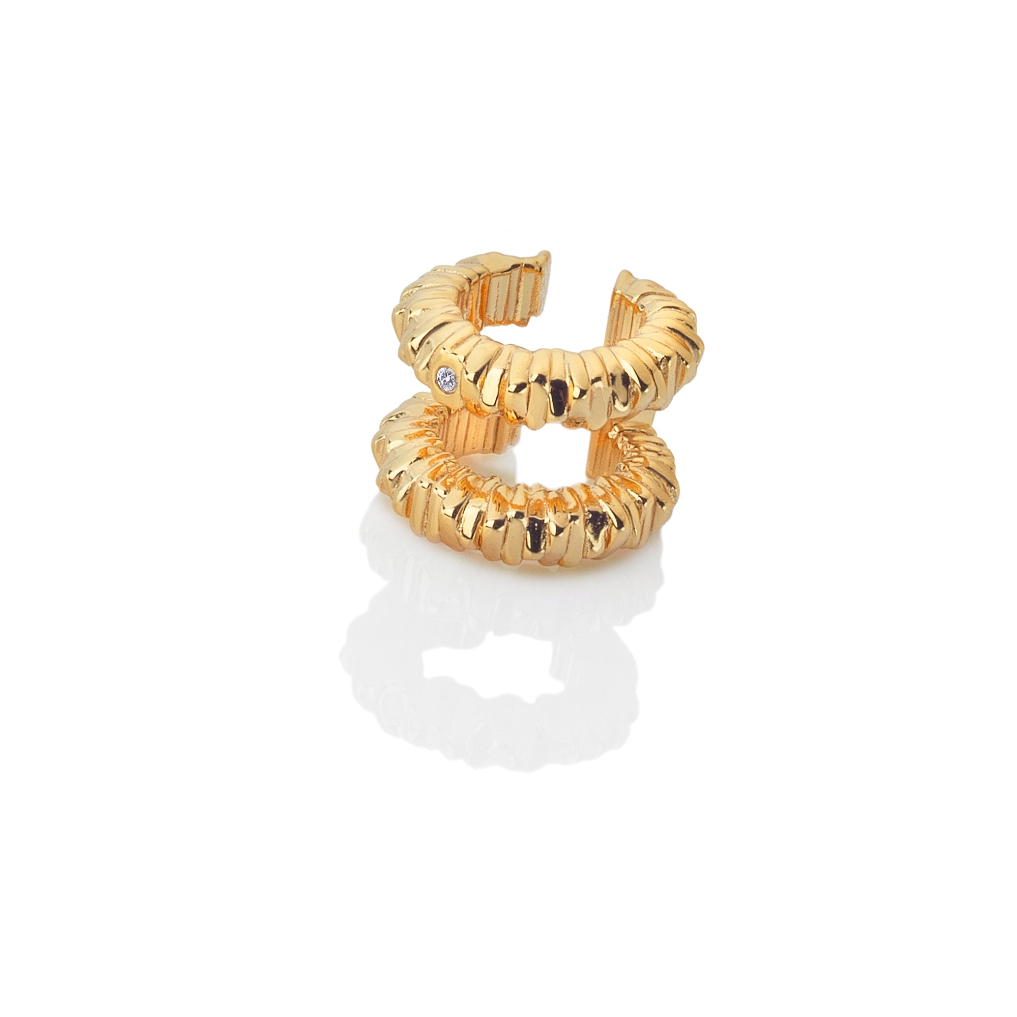 Hot Diamonds x Jac Jossa Believe Double Earring Cuff