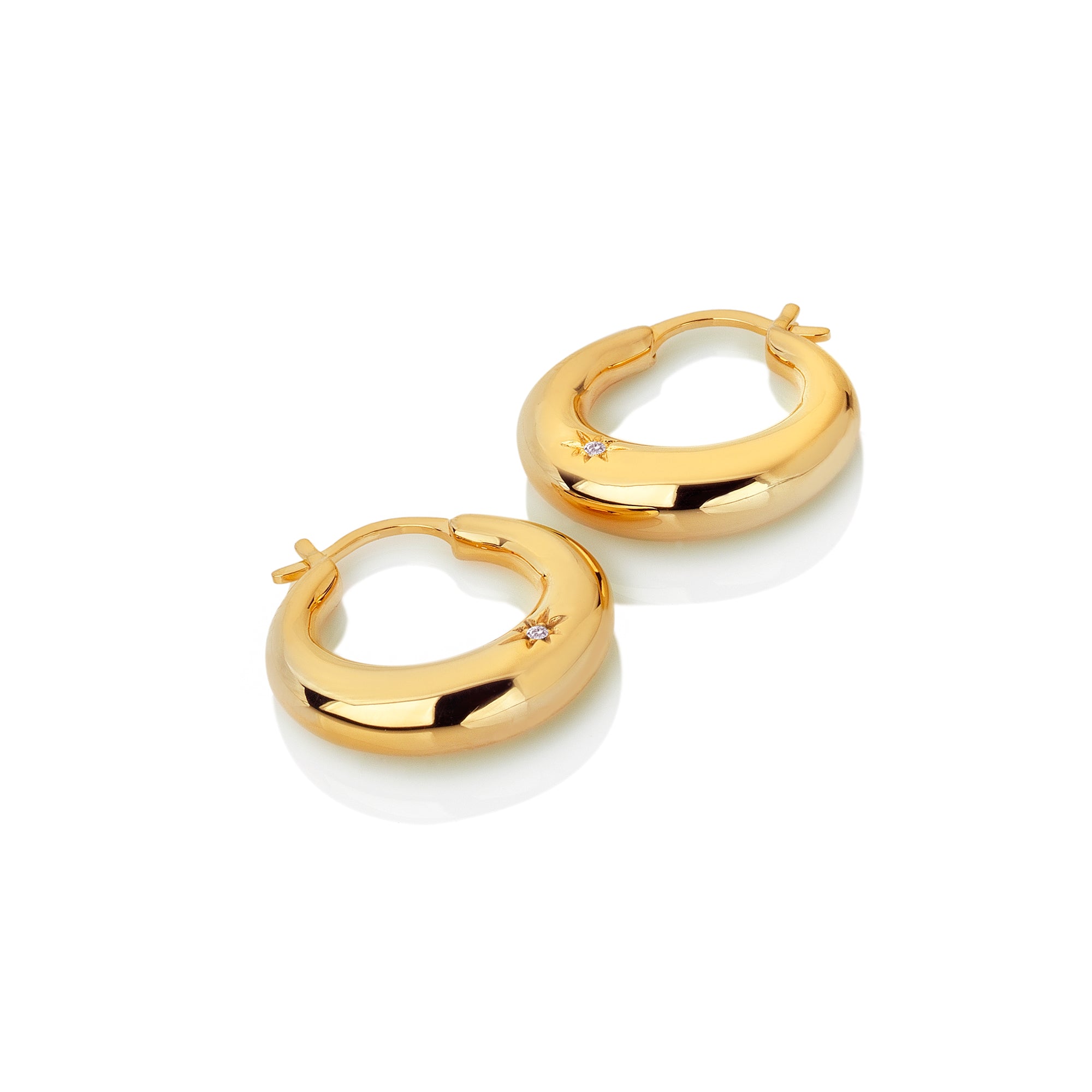 Sterling Silver Hot Diamonds x Jac Jossa Soul Statement Earrings