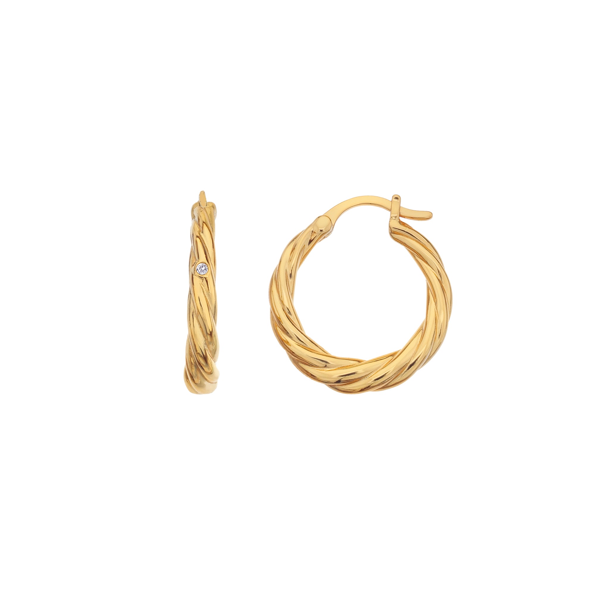 Hot Diamonds x Jac Jossa Entwine Earrings