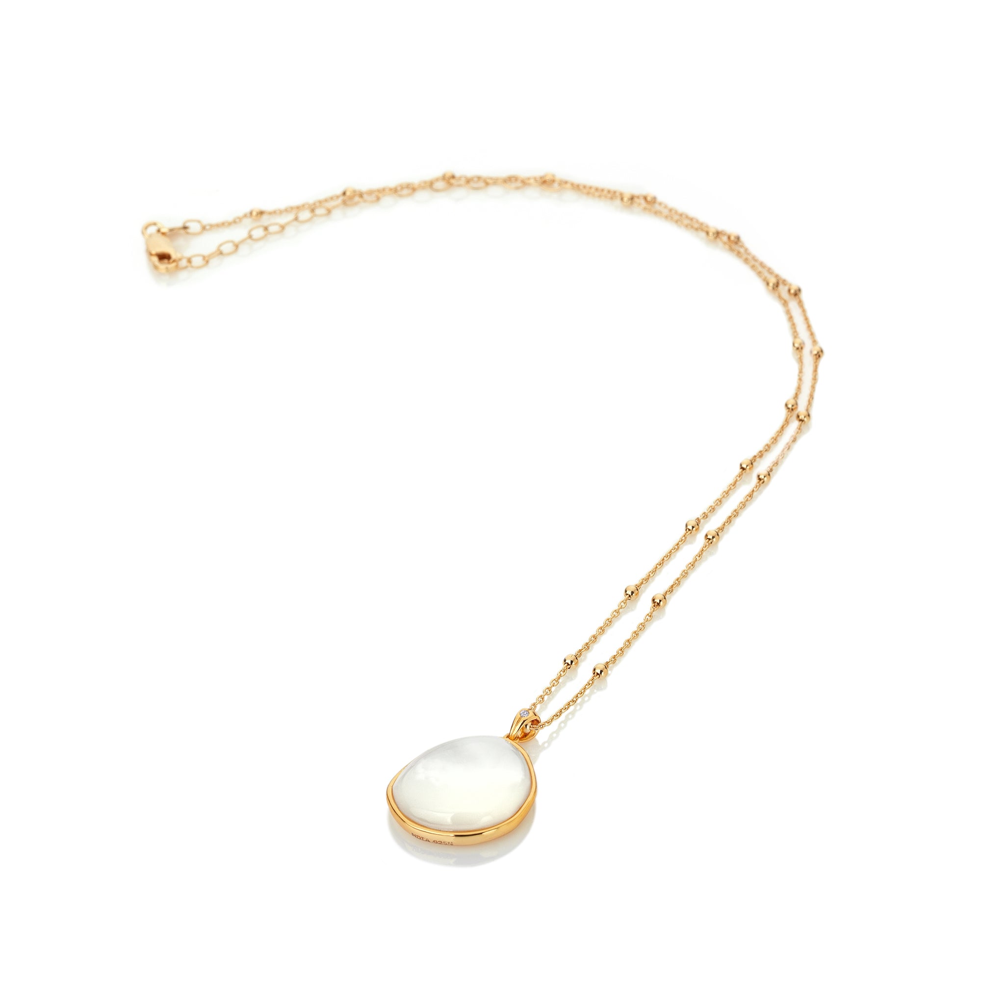 Hot Diamonds x Jac Jossa Mother Of Pearl On Bead Chain