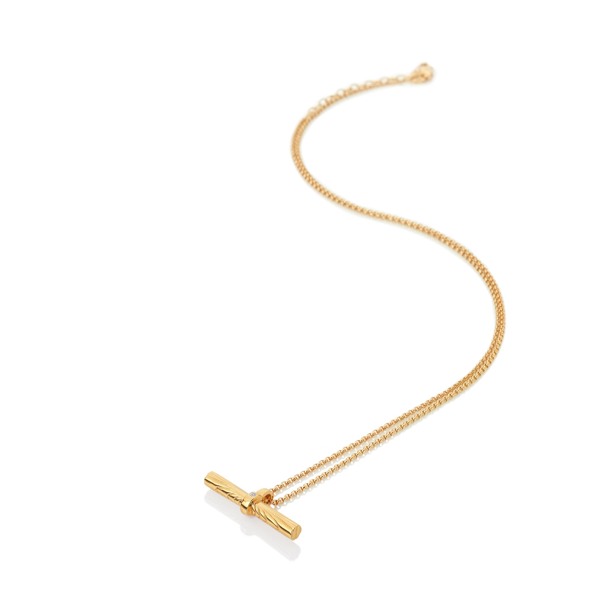 Hot Diamonds x Jac Jossa Hope Bar Pendant and Chain