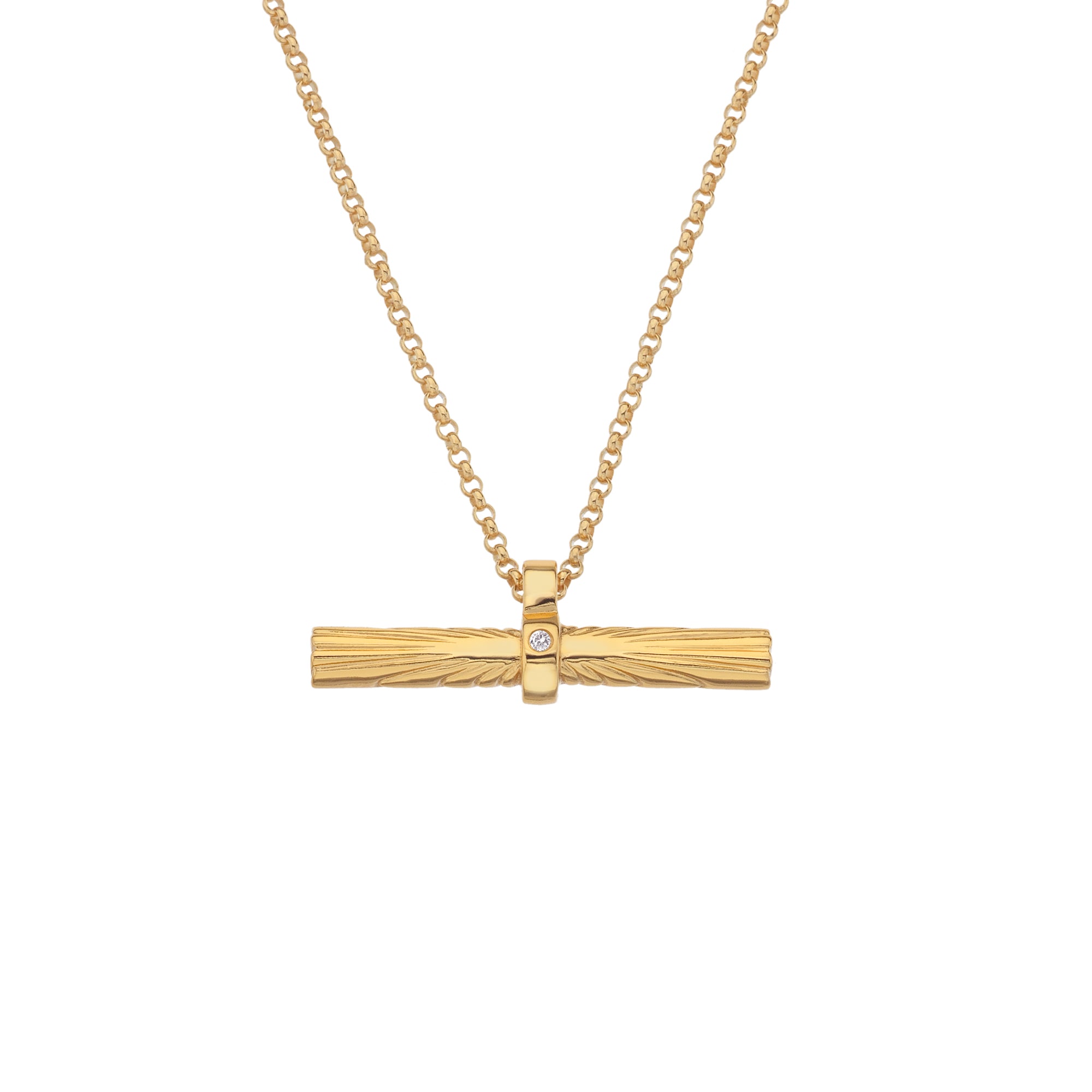Hot Diamonds x Jac Jossa Hope Bar Pendant and Chain