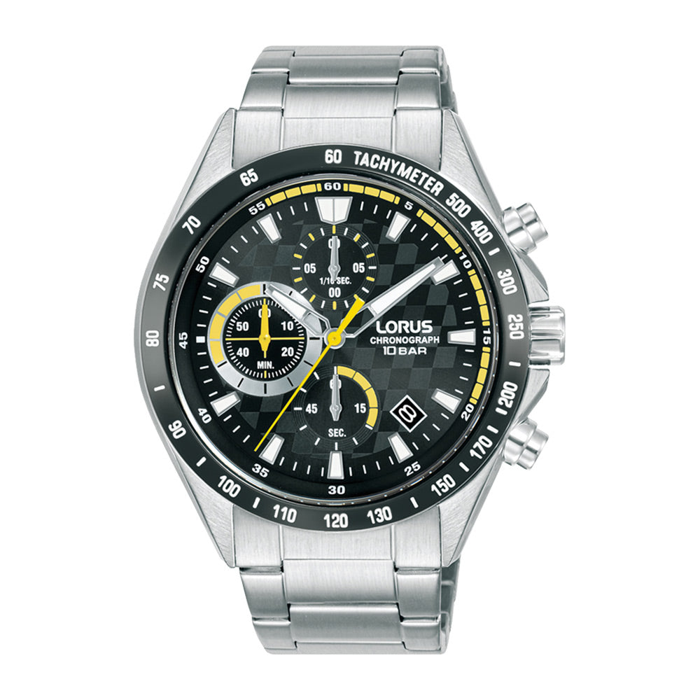 Gents Lorus Quartz Chronograph Bracelet Watch