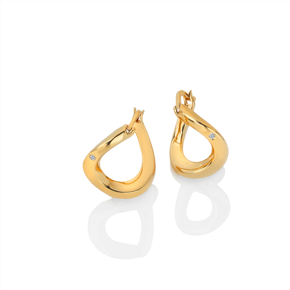 Hot Diamonds x Jac Jossa Soul Twist Earrings