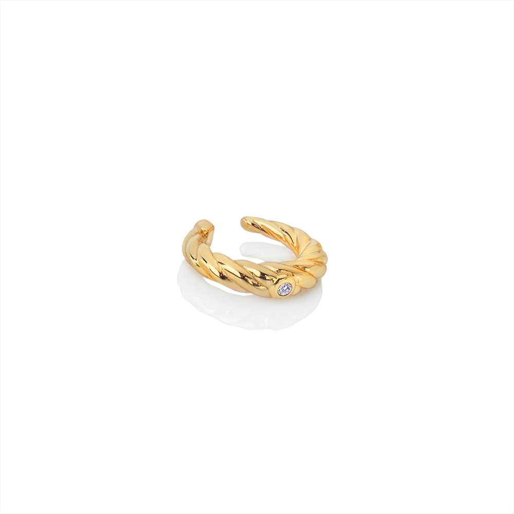 Hot Diamonds x Jac Jossa Entwine Ear Cuff
