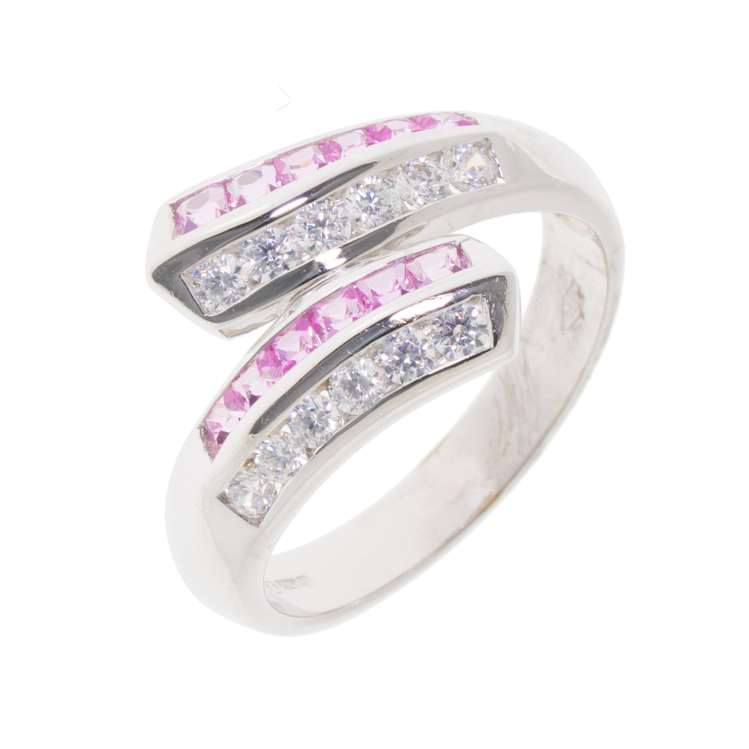 Pre-Owned 18ct White Gold Cubic Zirconia Ring