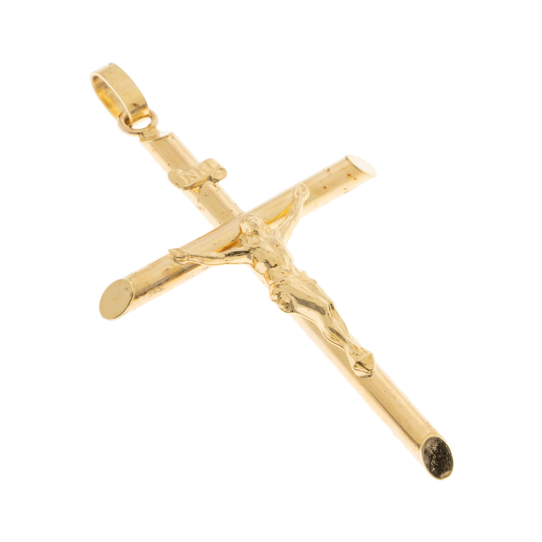 Pre Owned 9ct Gold Crucifix