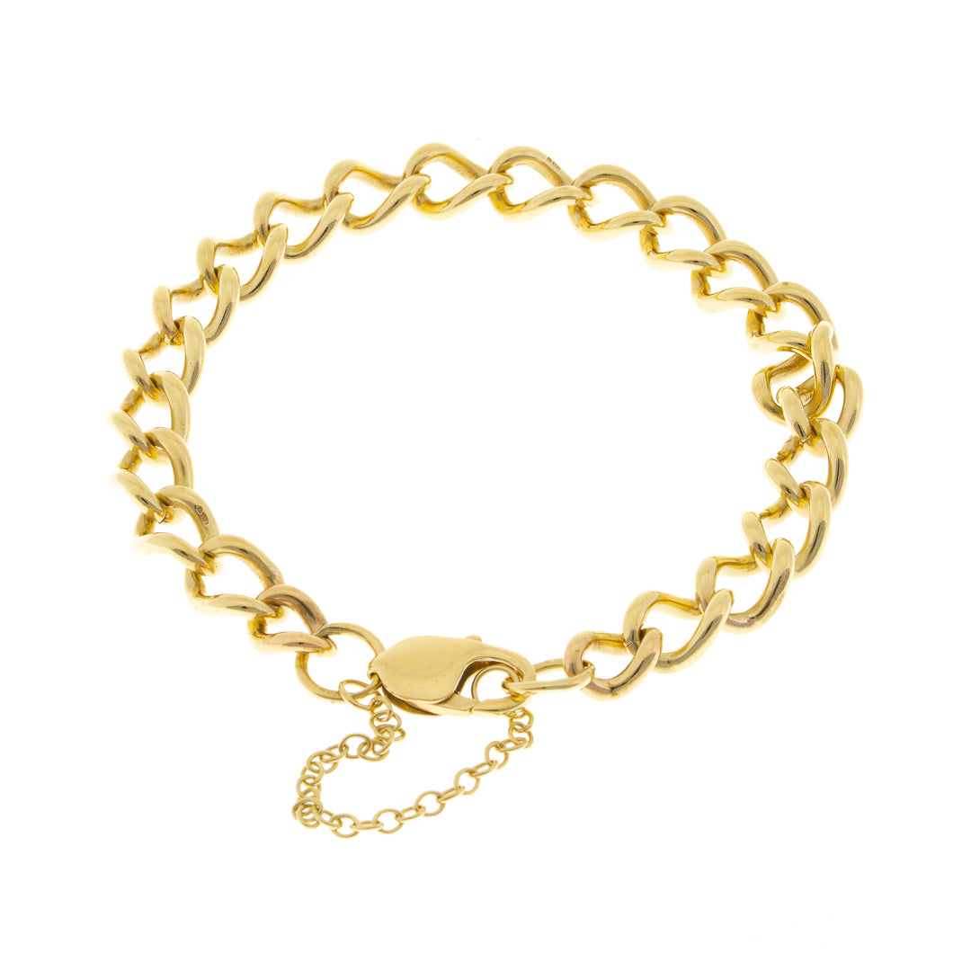 Preowned 9ct Gold Curb Bracelet