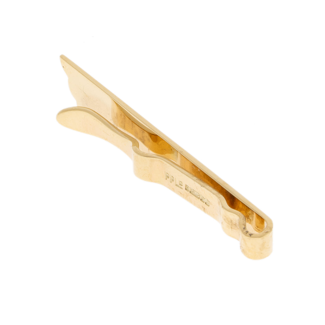 Pre Owned 9ct Gold Tie Bar