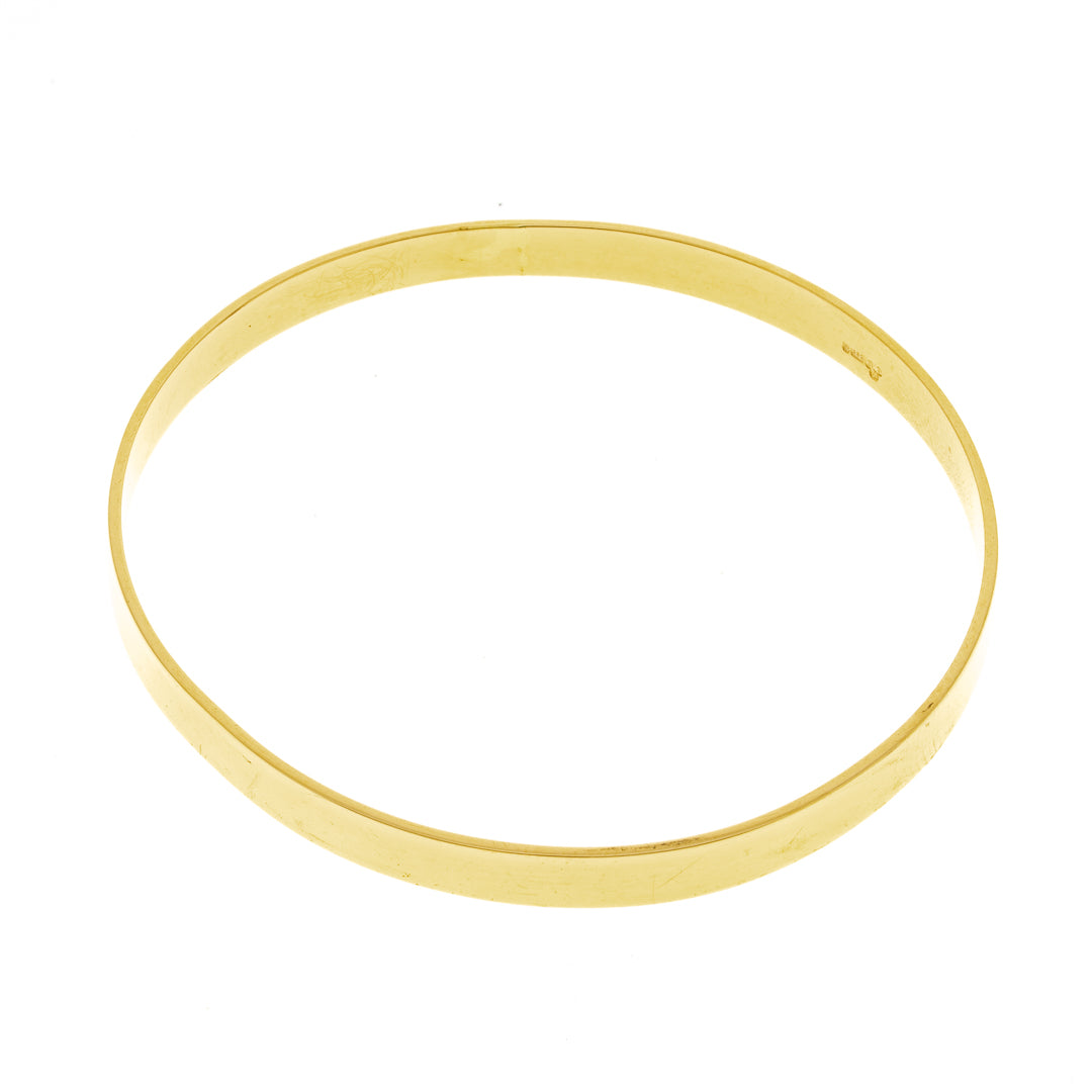 Pre Owned 14ct Gold Solid Bangle(Childrens)
