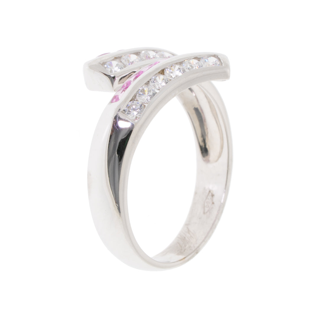 Pre-Owned 18ct White Gold Cubic Zirconia Ring