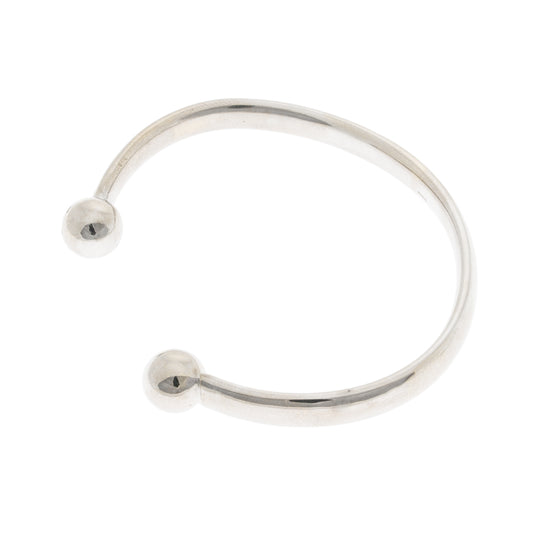 Pre-Owned 9ct White Gold Torque Bangle