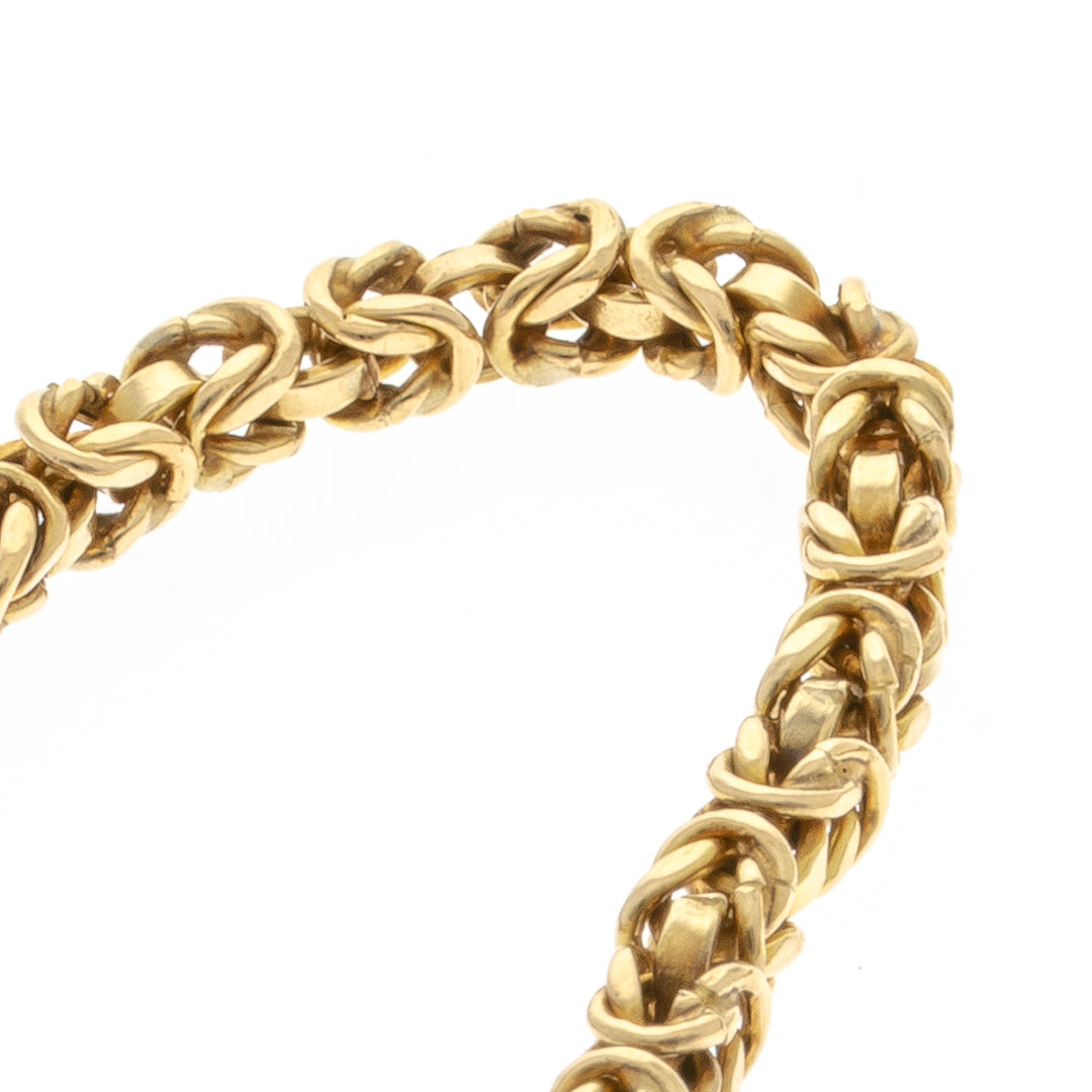 Pre Owned 9ct Gold Byzantine Chain