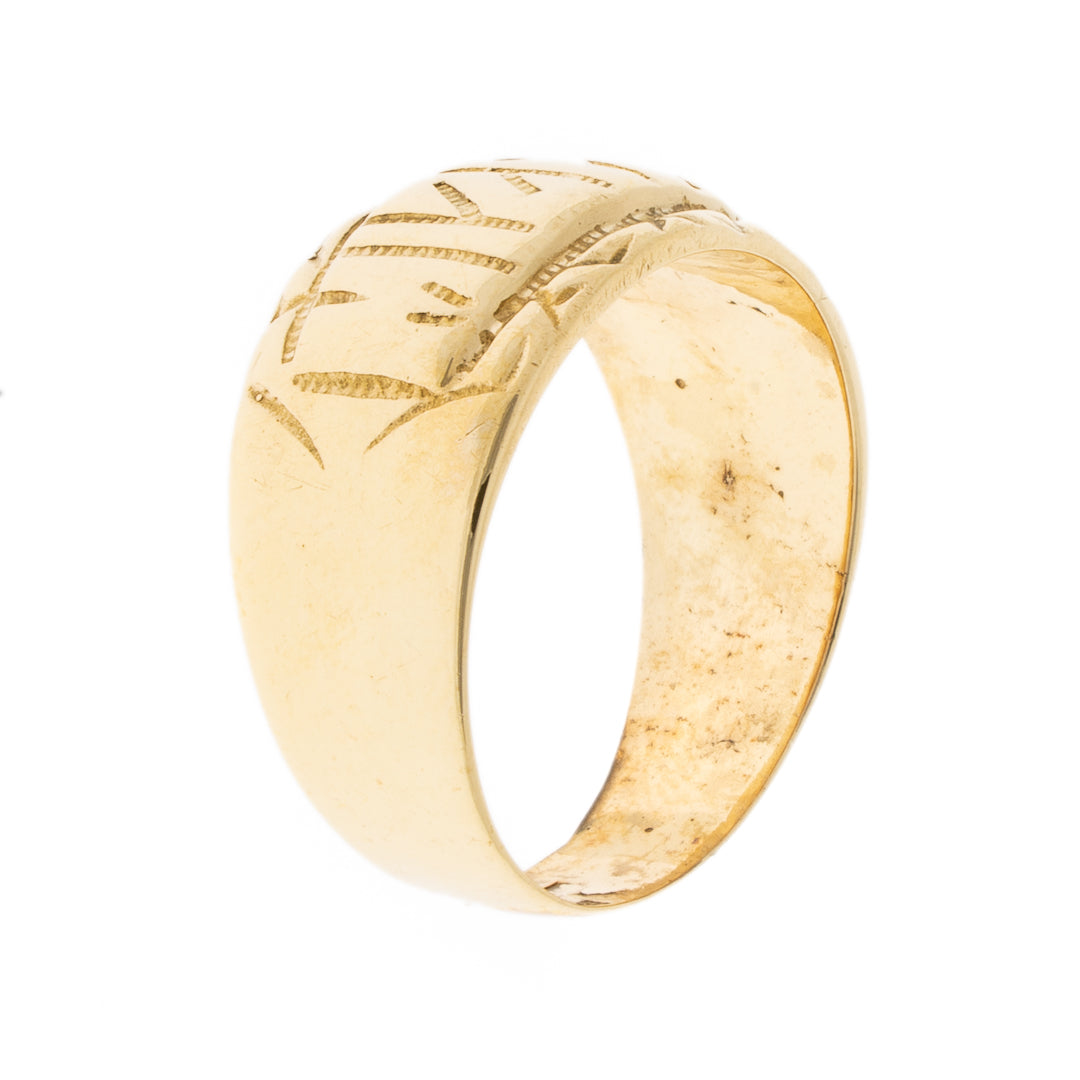 pre Owned 9ct Gold Mizpah Ring