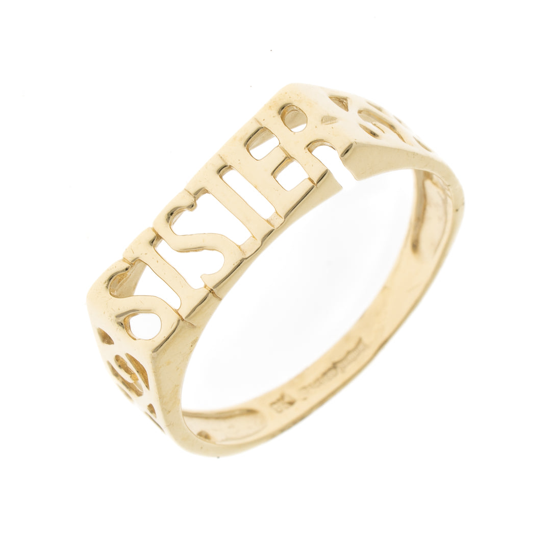 Preowned 9ct Gold Sister Ring