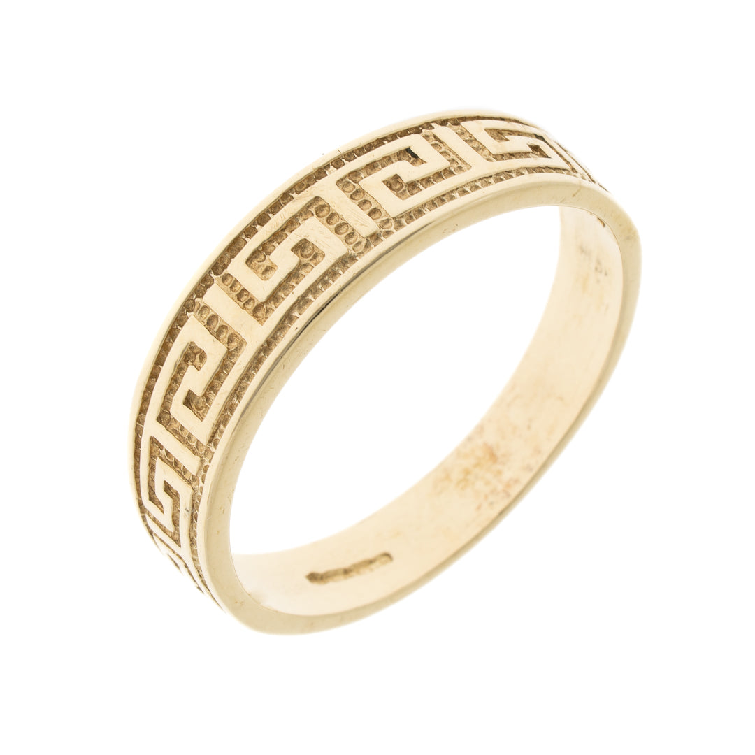 Preowned 9ct Gold Greek Style Ring