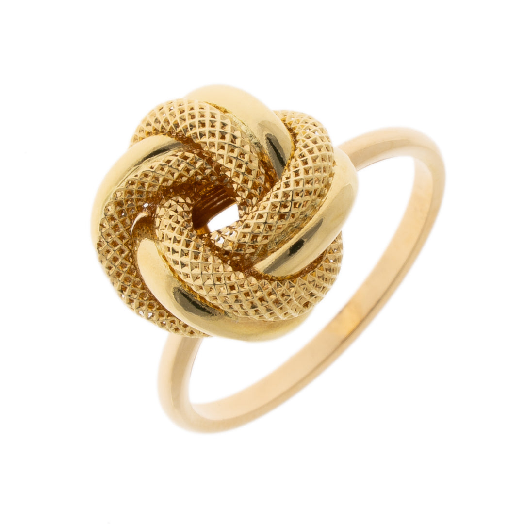 Pre Owned 18ct Gold Knot Ring