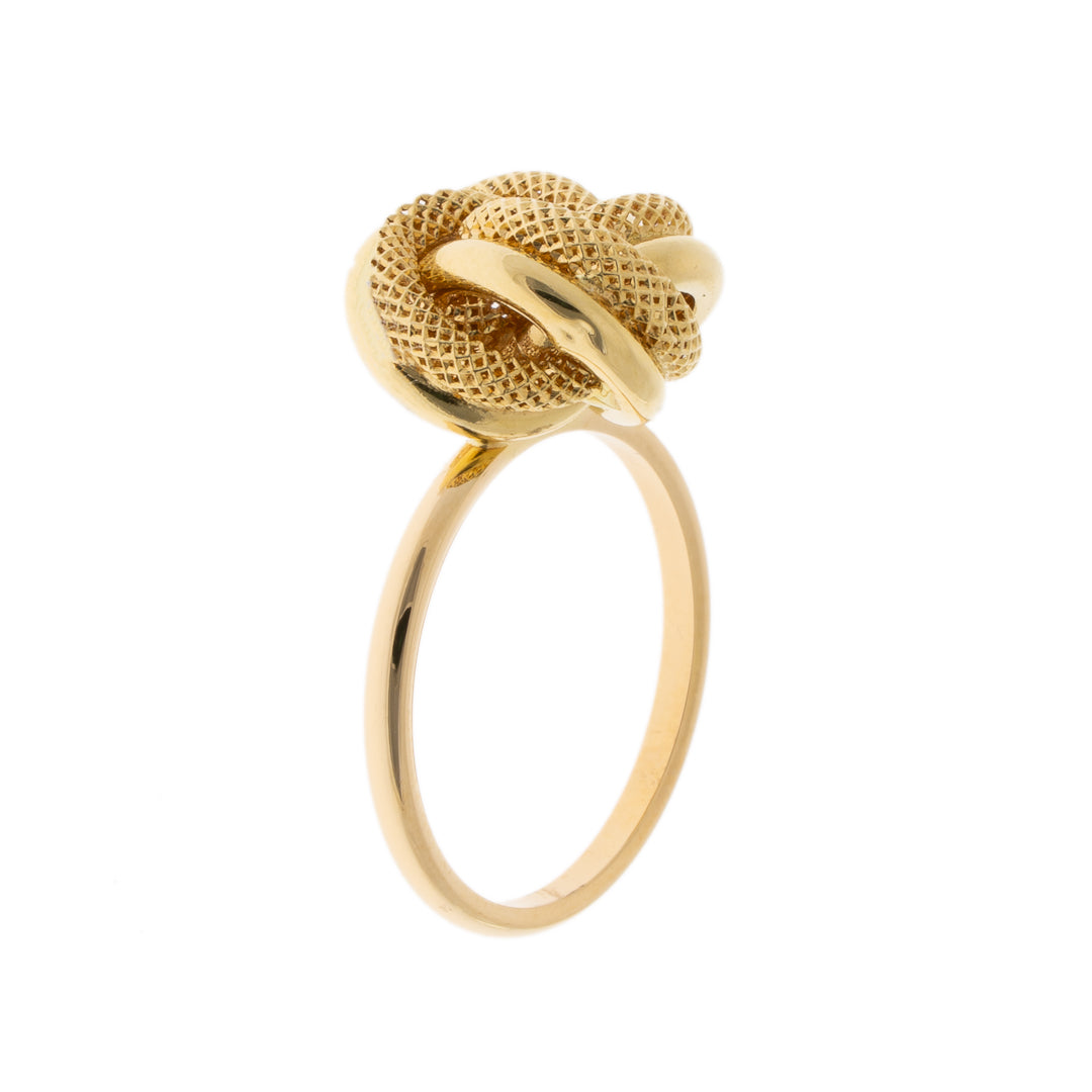 Pre Owned 18ct Gold Knot Ring