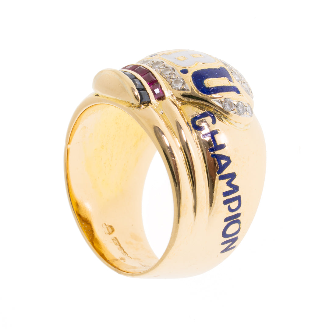 Pre-Owned 14ct Gold W B U Ring