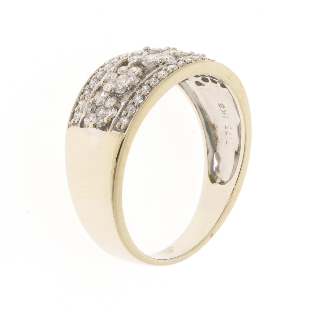 Pre Owned 18ct Diamond Cluster Ring