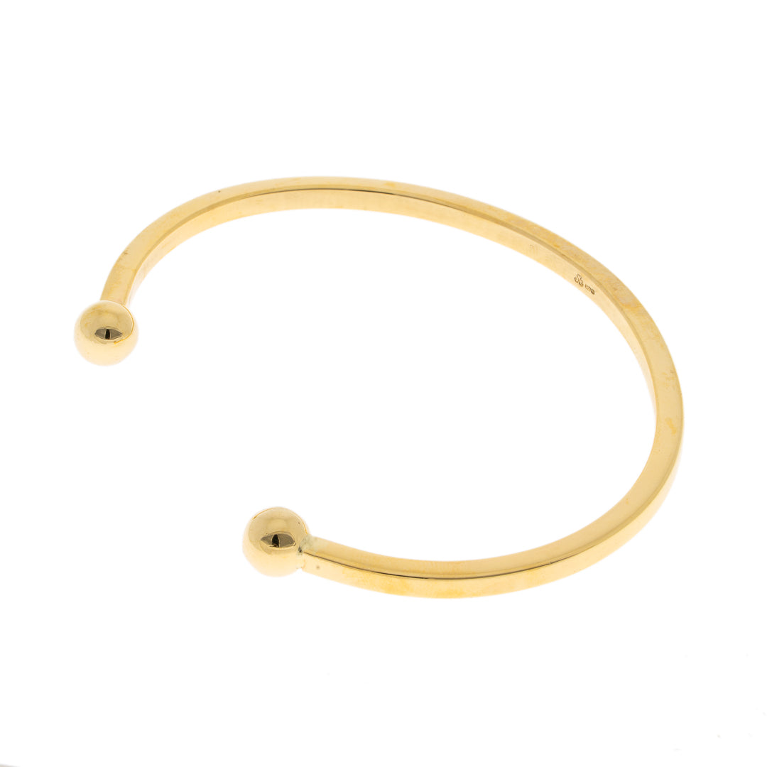 Pre Owned 9ct Gold Torque Bangle