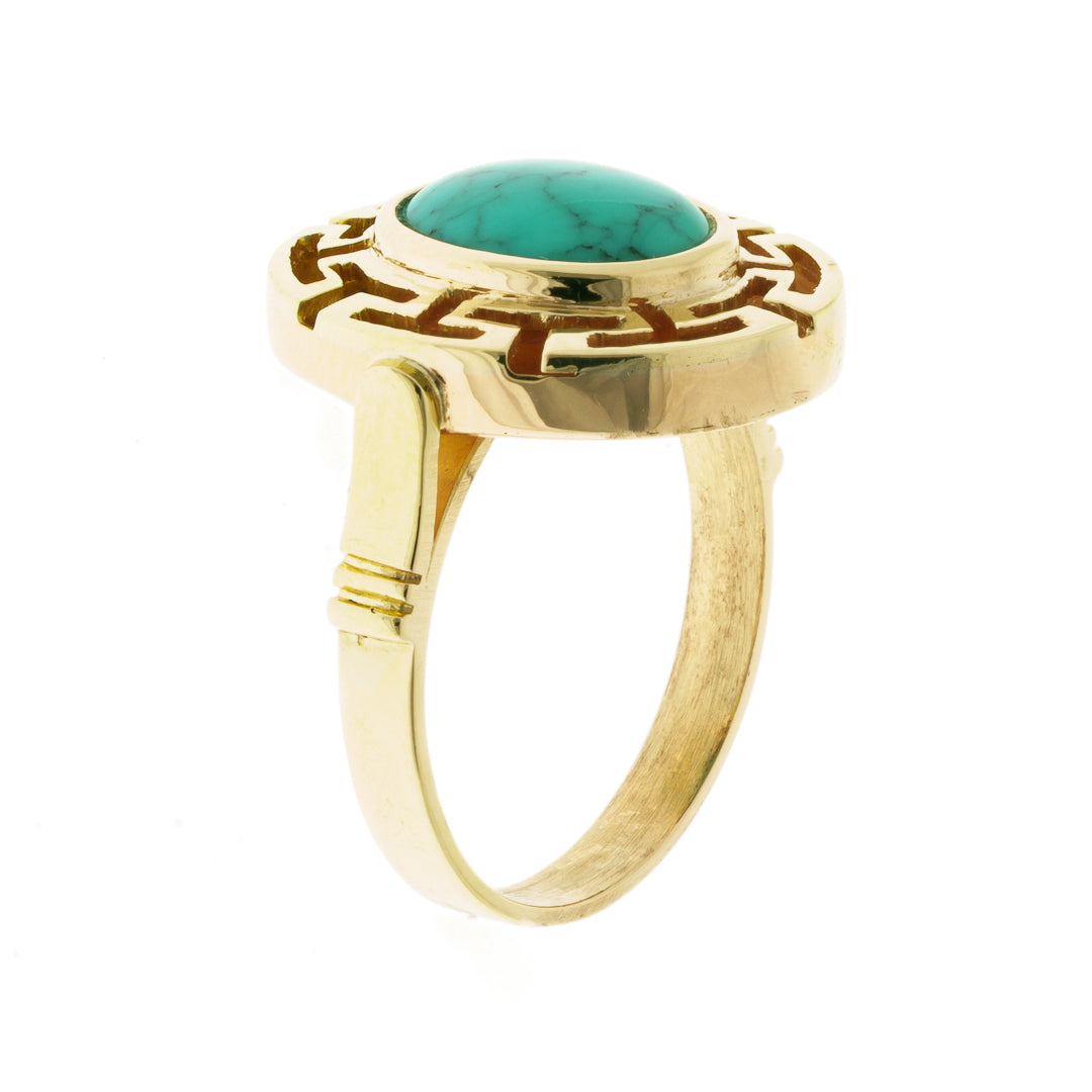 Pre Owned 9ct Turquoise Ring