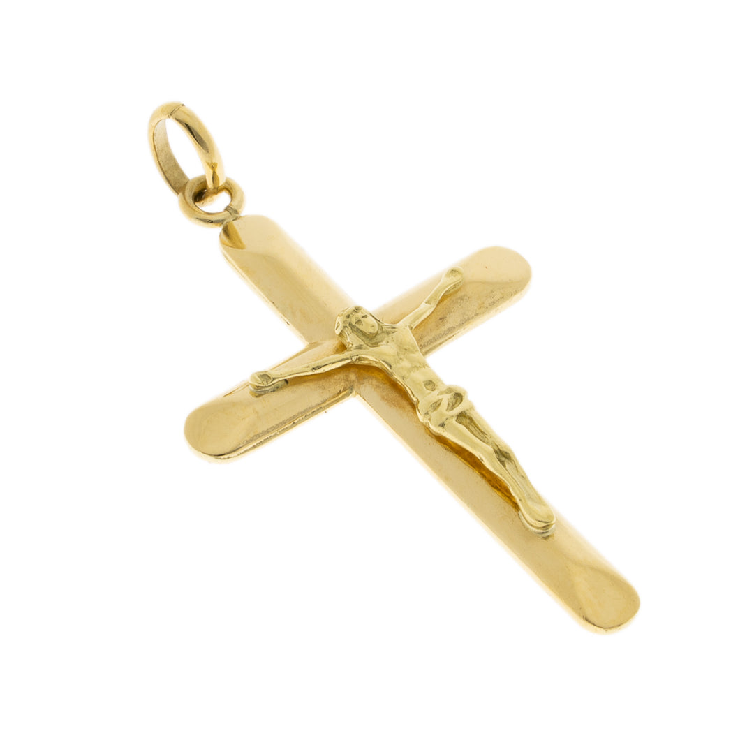 Pre Owned 18ct Gold Crucifix Cross