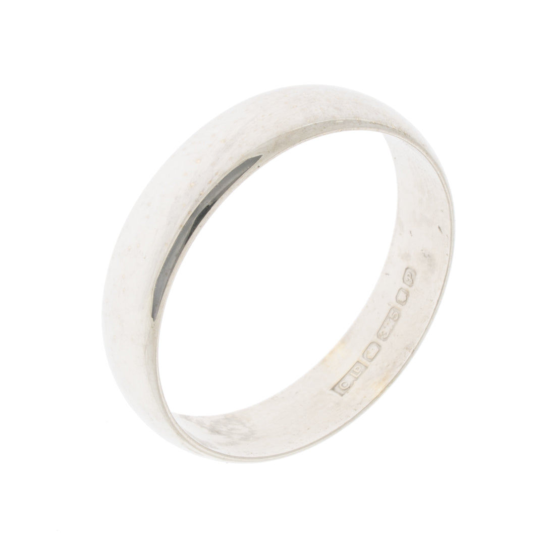 Pre Owned 9ct White Gold Wedding Ring