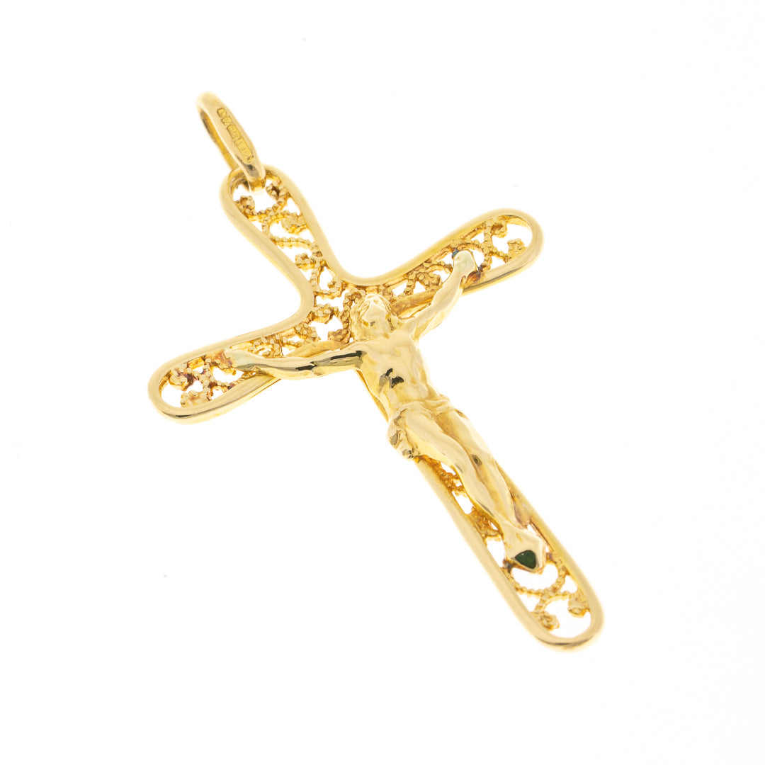 Preowned 9ct Fancy Cross Pendant