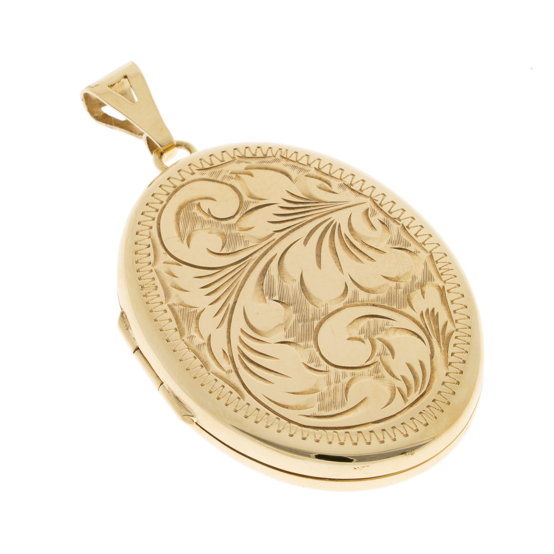 Pre Owned 9ct Gold Oval Locket