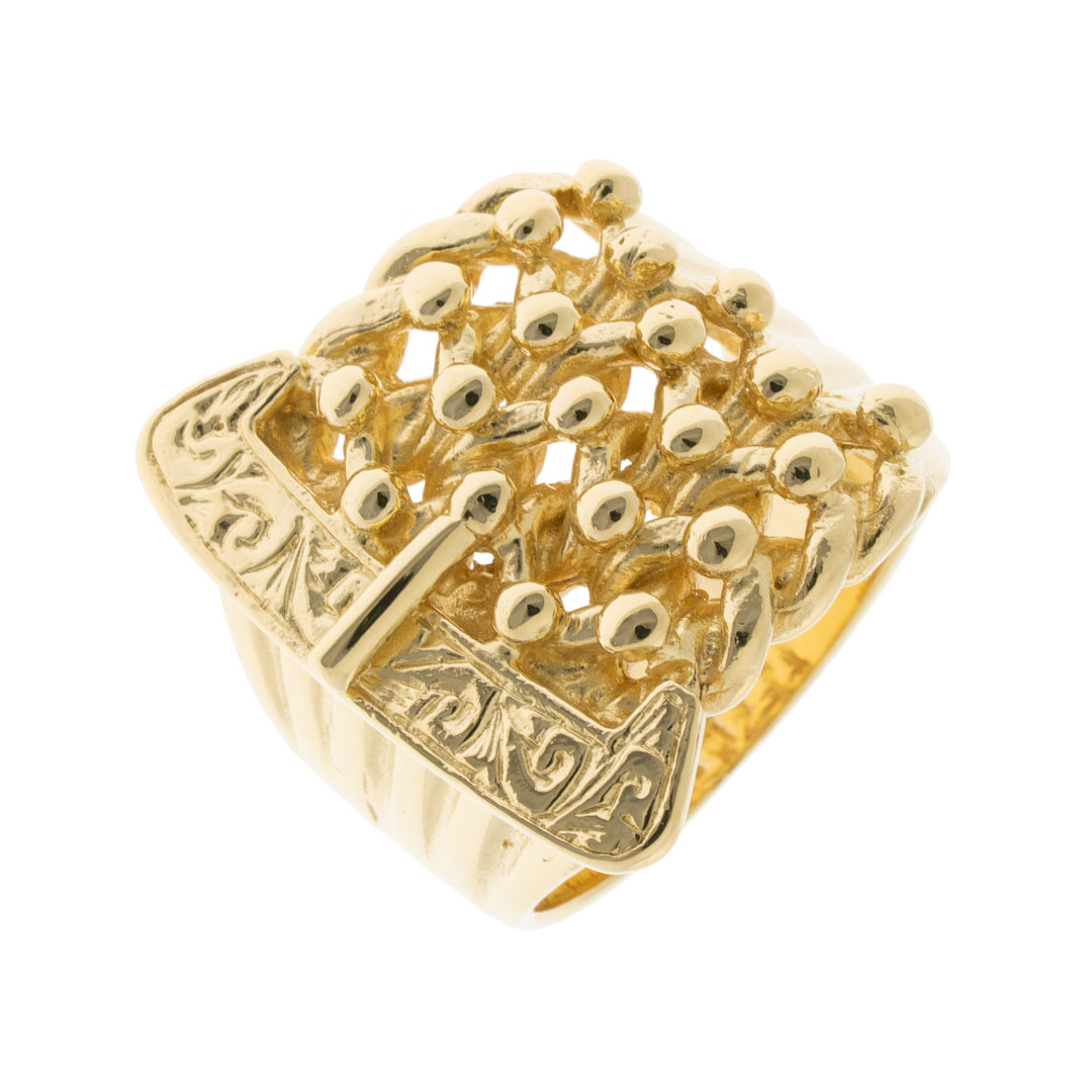 Pre-owned 9ct Gold Multi-Row Keeper Ring