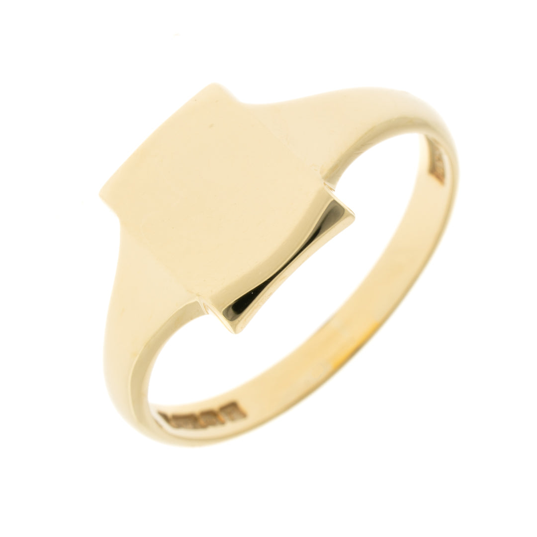 Pre Owned 9ct Gold Signet Ring