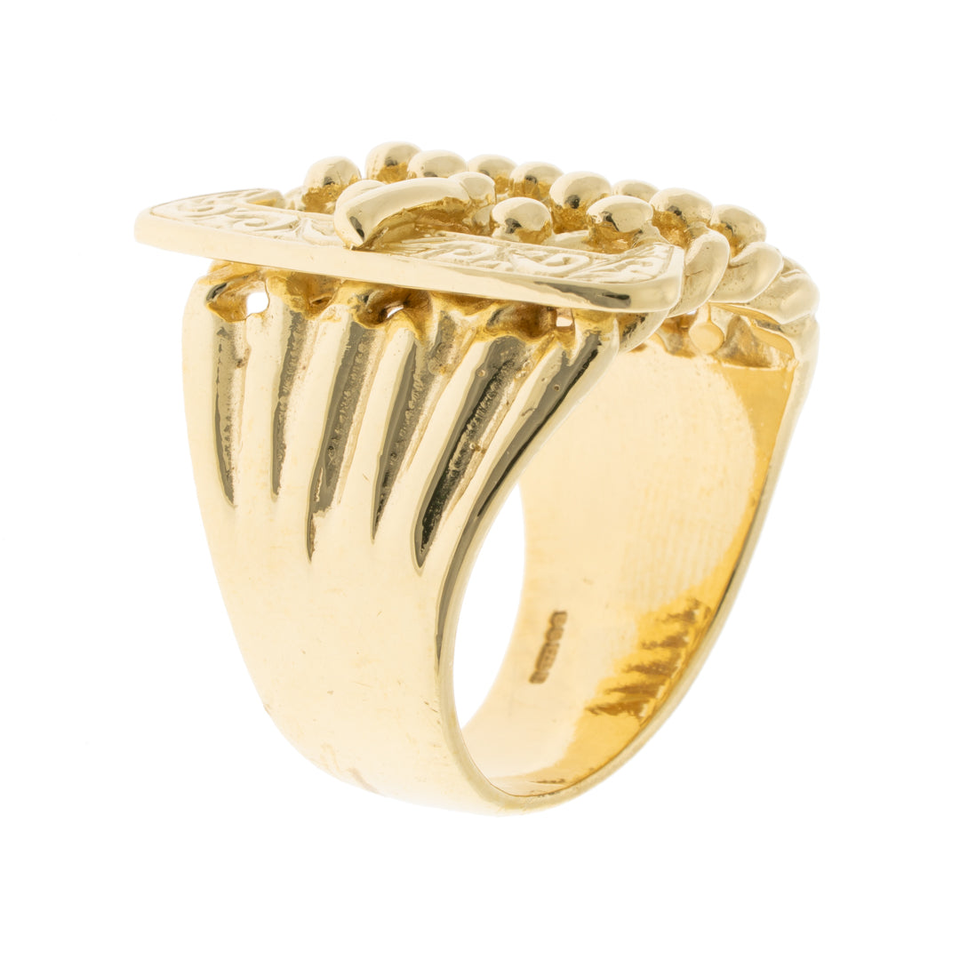 Pre-owned 9ct Gold Multi-Row Keeper Ring