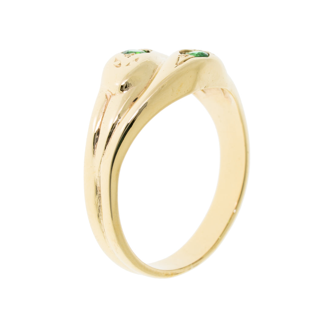 Pre Owned 9ct Gold Snake Ring