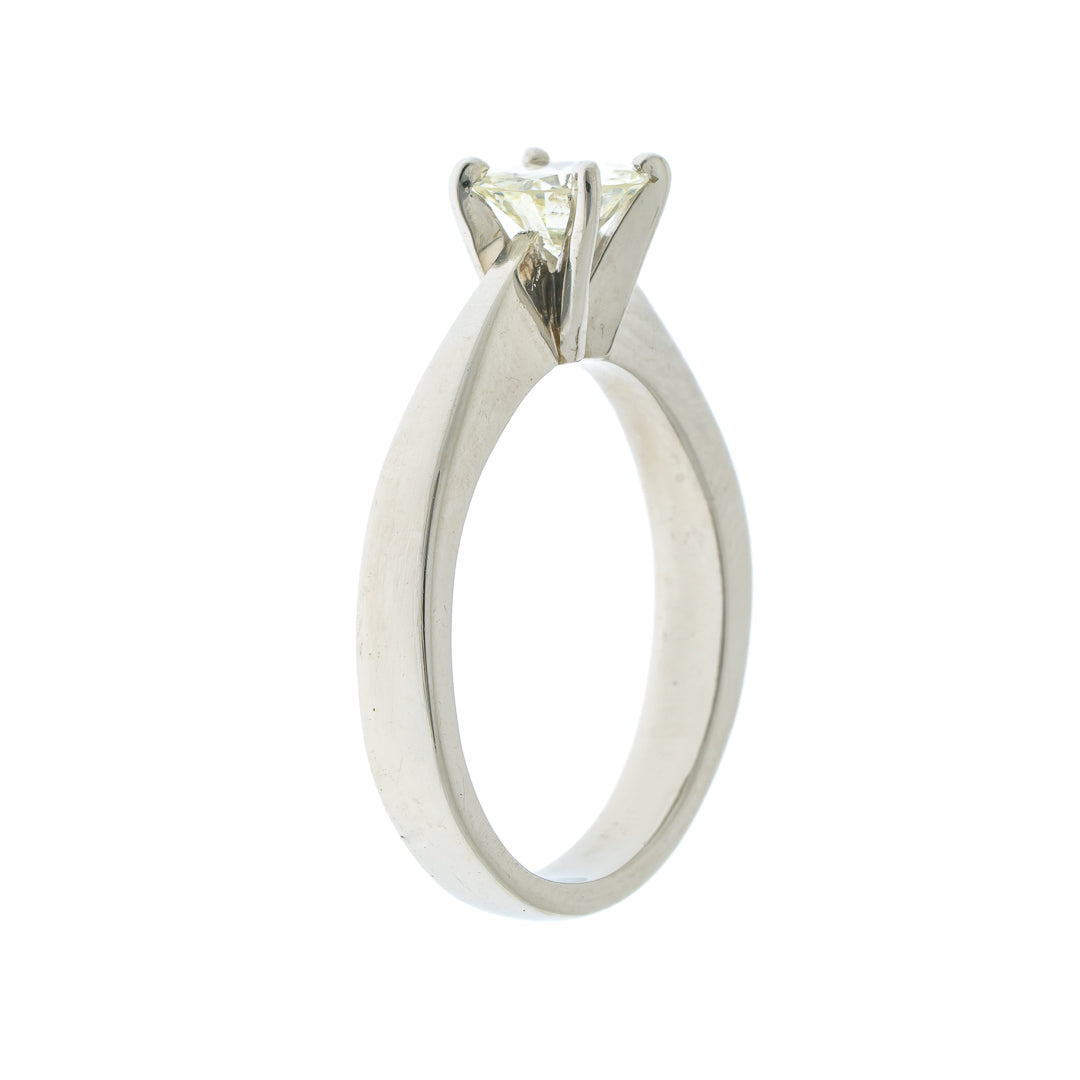 Pre Owned Platinum 0.83pts Aprox Diamond Set Solitaire Ring