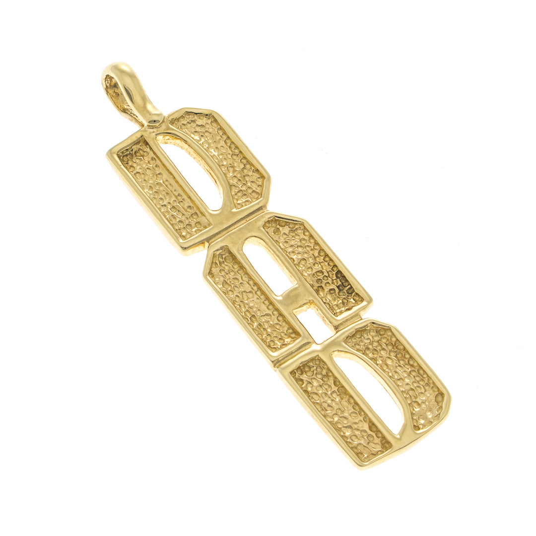 Pre Owned 9ct Gold Dad Pendant