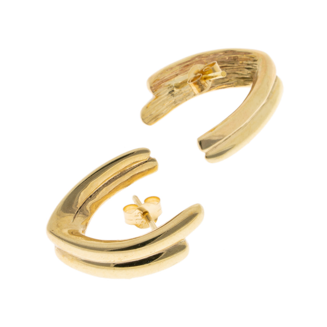 Pre Owned 9ct Gold Fancy Earrings