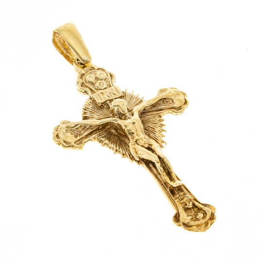 Pre Owned 9ct Gold Crucifix