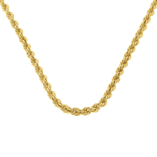 Preowned 9ct Gold Rope Chain