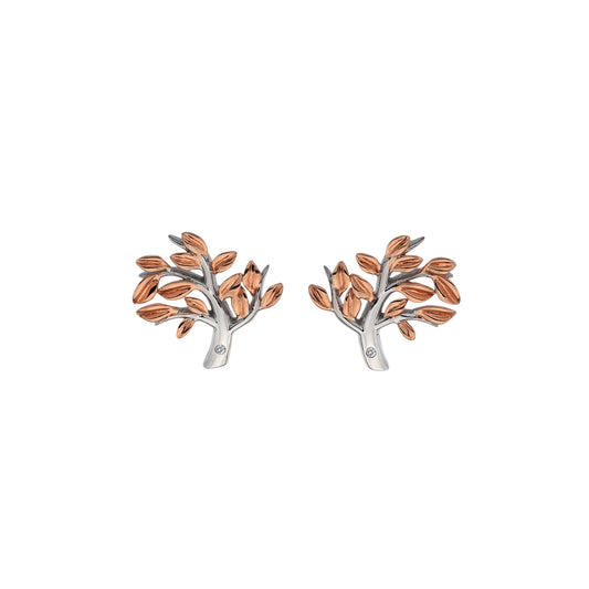 Sterling Silver Hot Diamonds Passionate Stud Earrings