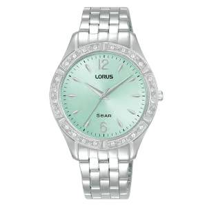 Lorus Ladies’ Pale Turquoise ‘Radiant’ Bracelet Watch