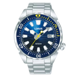Men’s Lorus  Blue Dial Quartz Bracelet Watch