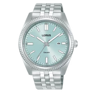 Lorus Men’s Light Blue Sunray Bracelet Watch