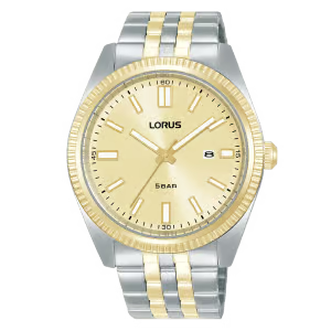 Lorus Men’s Two-Tone Sunray Bracelet Watch
