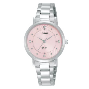 Ladies’ Pink Solar Bracelet Watch