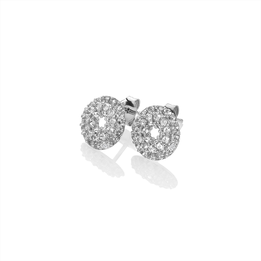 Silver Hot Diamonds Earrings